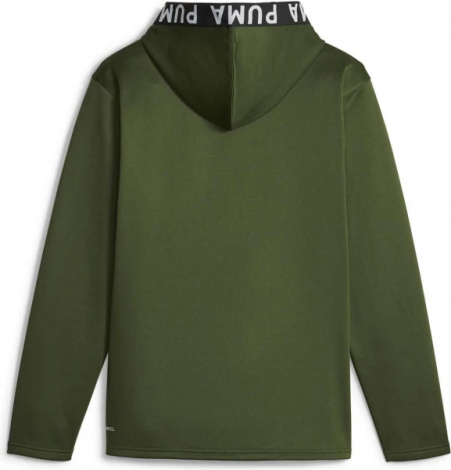 Толстовка Puma TRAIN PWR FLEECE HOODIE зелена 52089333