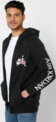 Толстовка Nike JORDAN JUMPMAN ZIP чорна DH9506-010