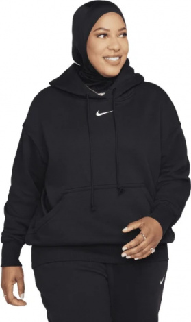 Худі жіноче Nike NS PHNX FLC OS PO HOODIE чорне DQ5860-010
