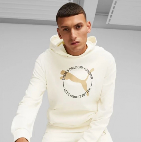 Худі Puma BETTER SPORTSWEAR HOODIE бежеве 67606499