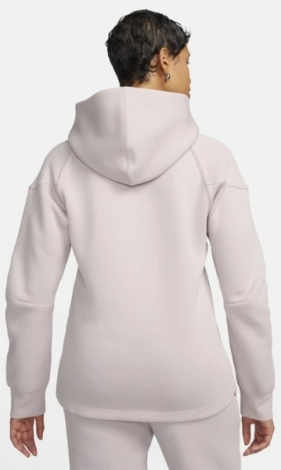 Толстовка жіноча Nike W TCH FLC WR FZ HDY світло-фіолетова FB8338-019