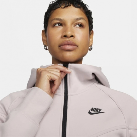 Толстовка жіноча Nike W TCH FLC WR FZ HDY світло-фіолетова FB8338-019