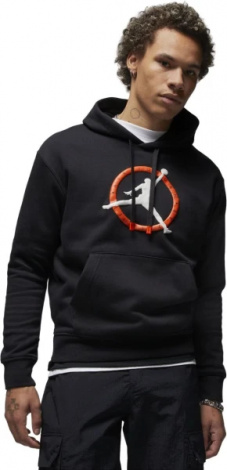 Толстовка Nike JORDAN MJ FLT MVP GFX FLC PO чорна FB7050-010