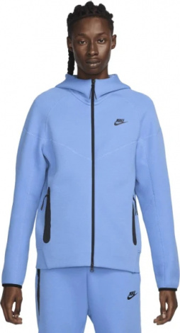 Толстовка Nike M NK TCH FLC FZ WR HOODIE блакитна FB7921-450