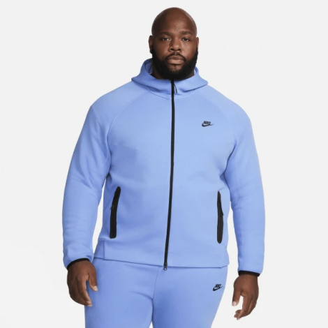 Толстовка Nike M NK TCH FLC FZ WR HOODIE блакитна FB7921-450