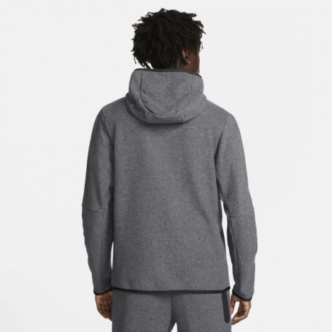 Толстовка Nike M TCH FLC FZ WINTER HD сіра DQ4801-010