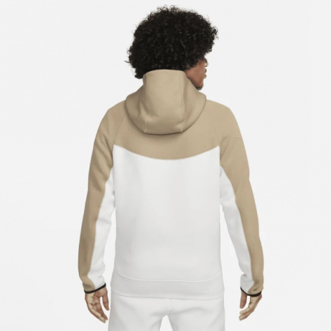 Толстовка Nike M NK TCH FLC FZ WR HOODIE біло-бежева FB7921-121