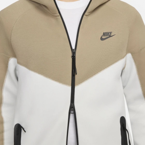 Толстовка Nike M NK TCH FLC FZ WR HOODIE біло-бежева FB7921-121