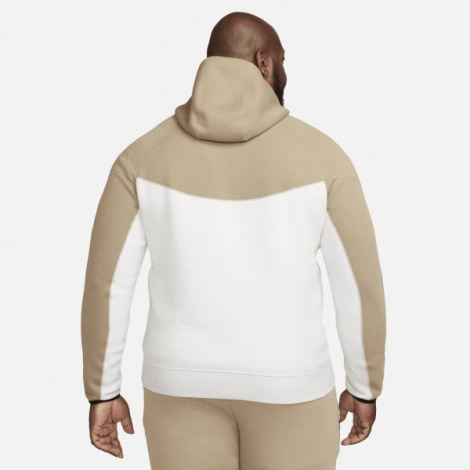 Толстовка Nike M NK TCH FLC FZ WR HOODIE біло-бежева FB7921-121