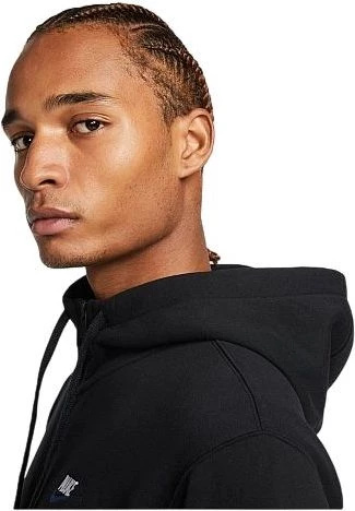 Толстовка Nike M NSW CLUB DT HOODIE FZ BB чорна DQ8384-010