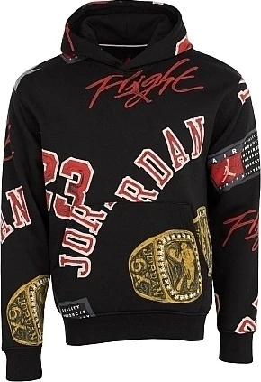 Худі Nike MJ ESS AOP FLC PO чорне FN4545-010