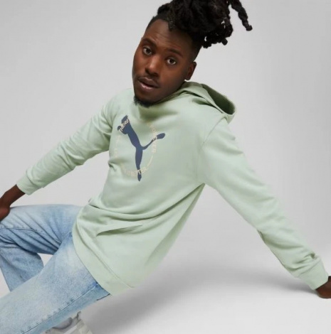 Худі Puma BETTER SPORTSWEAR HOODIE зелене 67606454