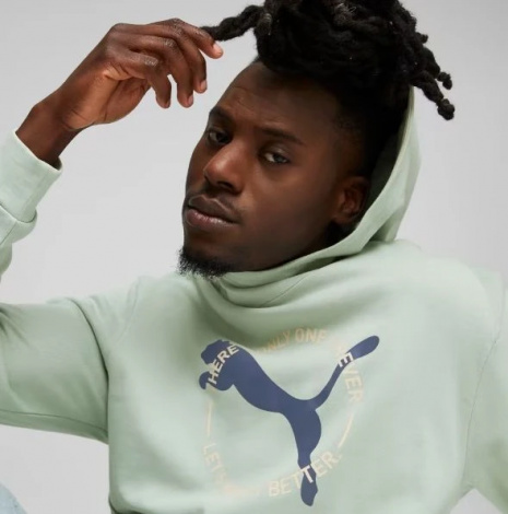 Худі Puma BETTER SPORTSWEAR HOODIE зелене 67606454