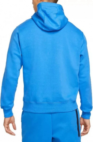 Толстовка Nike CLUB HOODIE PO BB синя BV2654-403