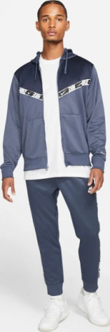 Толстовка Nike SPORTSWEAR MEN'S FULL-ZIP HOODIE темно-синя DM4672-437