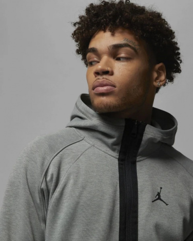 Толстовка Nike MJ DF SPRT STMT AIR FLC FZ сіра DV9783-063