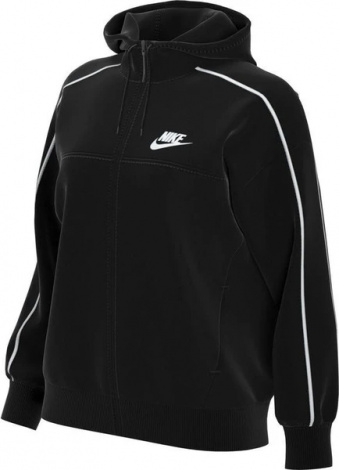 Толстовка жіноча Nike NSW MLNM ESSNTL FLC FZ HDY чорна CZ8338-010