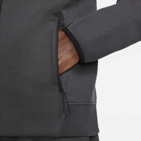 Толстовка Nike M NK TCH FLC FZ WR HOODIE сіра FB7921-060
