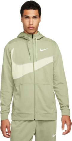 Толстовка Nike DF FLC HD FZ ENERG зелена FB8575-386