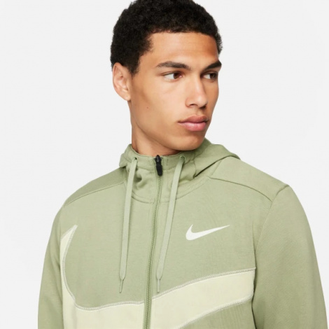 Толстовка Nike DF FLC HD FZ ENERG зелена FB8575-386