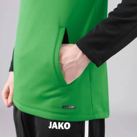 Толстовка Jako PERFORMANCE зелено-чорна 6722-221