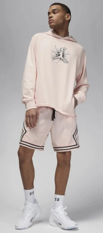 Худі Nike JORDAN MJ DF SPRT GFX FLC PO світло-рожеве FN5812-622