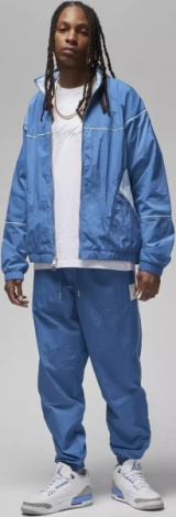 Толстовка Nike JORDAN ESSENTIALS STATEMENT WARMUP JACKET синьо-блакитна DV7624-485