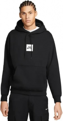 Худі Nike U NK SB FLC HD BOX LOGO чорне DV8839-010