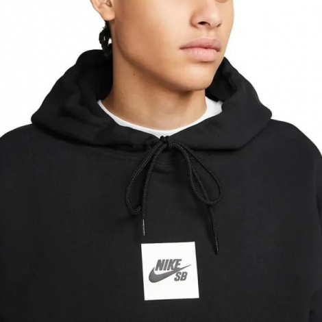 Худі Nike U NK SB FLC HD BOX LOGO чорне DV8839-010