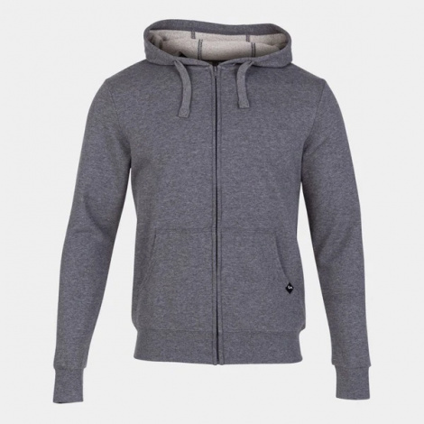 Олимпийка Joma JUNGLE ZIP-UP HOODIE MELANGE GREY