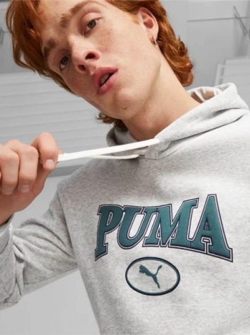 Худі Puma HOODIE світло-сіре 67601704
