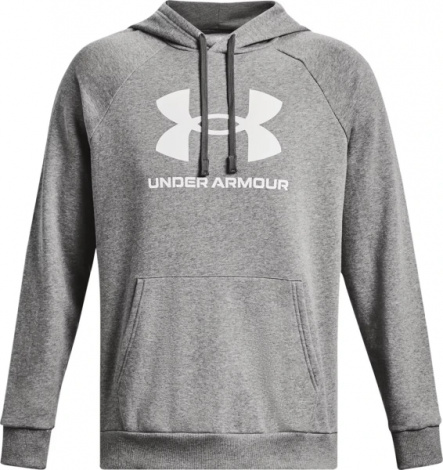 Худи Under Armour RIVAL FLEECE серое 1379758-025