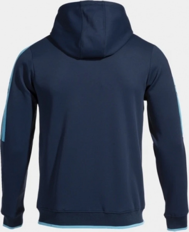 Олимпийка Joma Olimpiada Zip-Up Hoodie Navy Fluor Turquoise