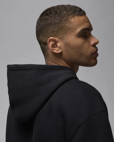 Толстовка Nike JORDAN MJ ESS FLC BASELINE HOODIE чорно-червона FD7545-013