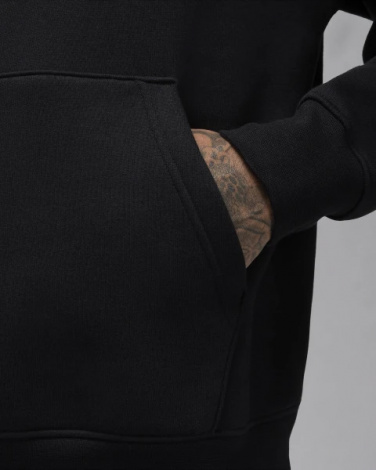 Толстовка Nike JORDAN MJ ESS FLC BASELINE HOODIE чорно-червона FD7545-013