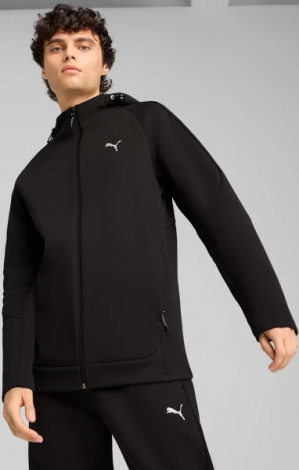 Толстовка Evostripe Full-Zip Hoodie 68461301 Puma L Черный