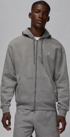 Толстовка Nike JORDAN BROOKLYN FLEECE FULL-ZIP HOODIE сіра FV7289-091