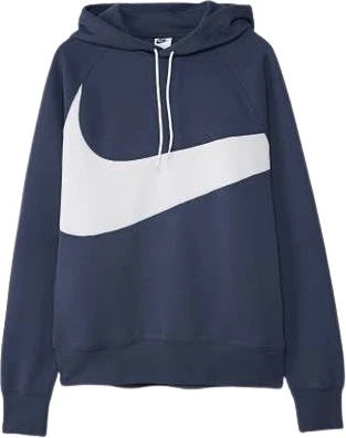 Толстовка Nike SWOOSH TCH FLC PO HD темно-синя DD8222-437
