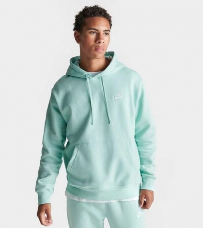 Толстовка Nike CLUB HOODIE PO BB м'ятна BV2654-346