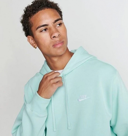 Толстовка Nike CLUB HOODIE PO BB м'ятна BV2654-346