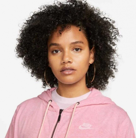 Толстовка жіноча Nike W NSW GYM VNTG EASY FZ HOODIE рожева DM6386-690