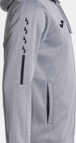 Олимпийка Joma Chaqueta Con Capucha Olimpiada Gris Melange Negro