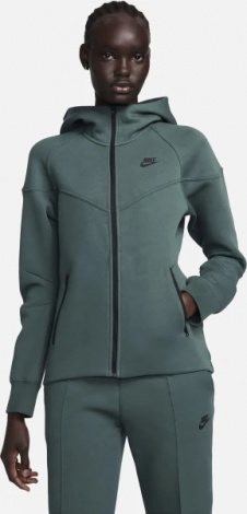 Толстовка жіноча Nike NS TCH FLC WR FZ HD зелена FB8338-328