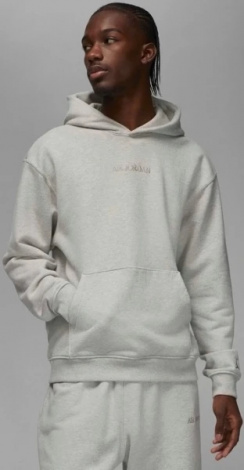 Толстовка Air Jordan Wordmark Fleece Hoodie Grey