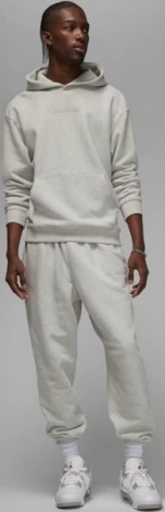 Толстовка Air Jordan Wordmark Fleece Hoodie Grey