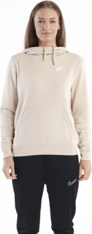 Худі жіноче Nike CLUB HOODIE STD бежеве DQ5415-126