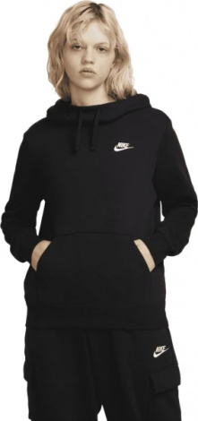 Худі жіноче Nike CLUB HOODIE STD чорне DQ5415-010