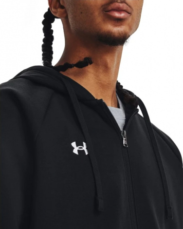 Толстовка Under Armour RIVAL FLEECE черная 1379767-001