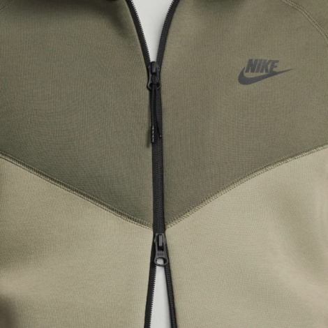 Толстовка Nike M NK TCH FLC FZ WR HOODIE оливкова FB7921-276