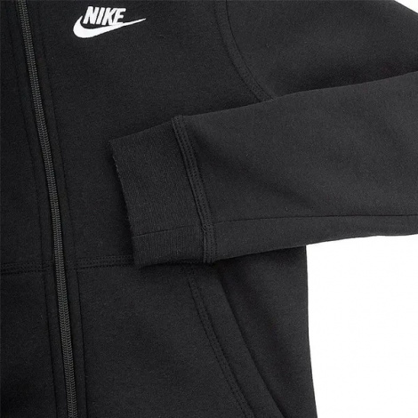 Толстовка подростковая Nike HOODIE FZ CLUB черная BV3699-010